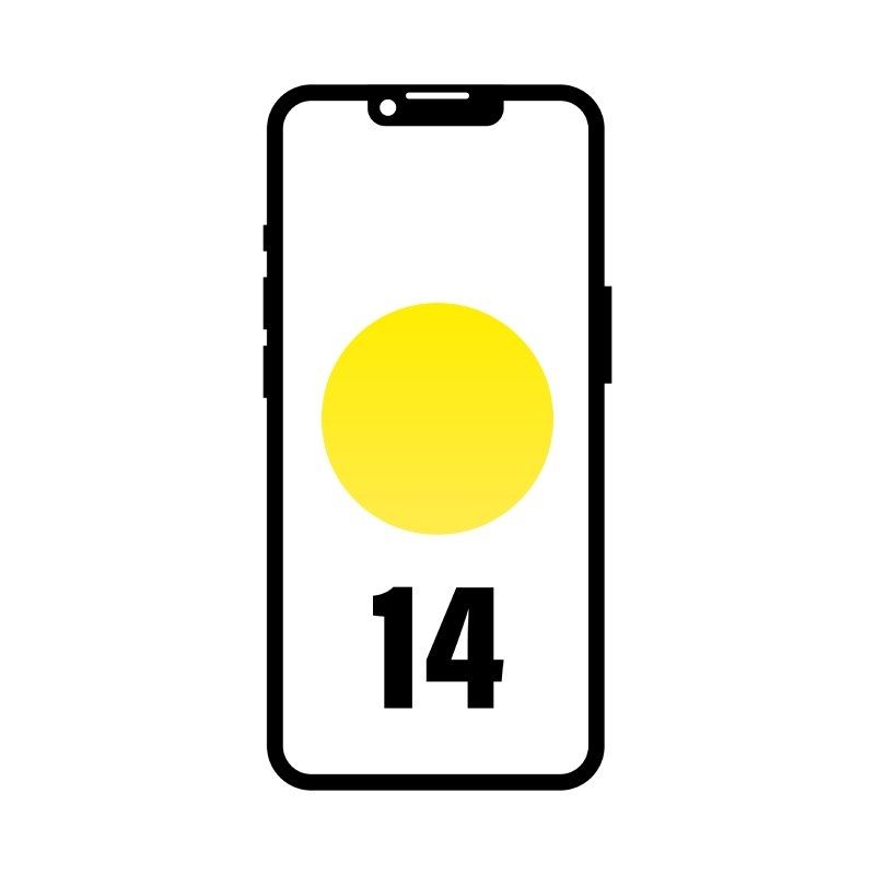 Smartphone Apple iPhone 14 256Gb/ 6.1"/ 5G/ Amarillo