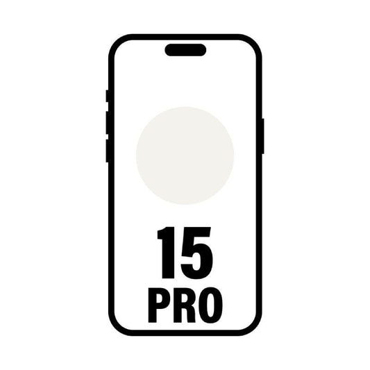Smartphone Apple iPhone 15 Pro 1Tb/ 6.1"/ 5G/ Titanio Blanco