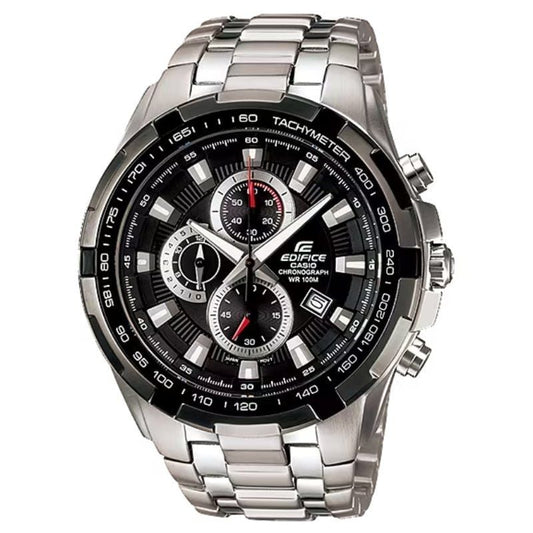 Reloj Analógico Casio Edifice Classic EF-539D-1AVEF/ 53mm/ Plata y Negro