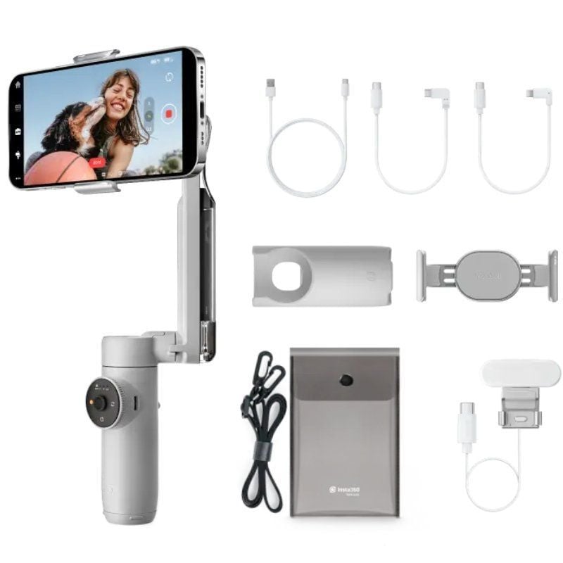 Kit Palo para Selfie Insta360 Flow Creator Kit/ Gris