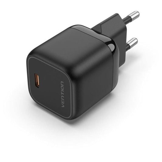 Cargador de Pared Vention FAKB0-EU/ 1xUSB Tipo-C/ 30W